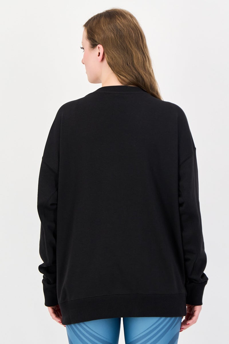 PUMA Women Sportswear Fit Long Sleeve Outdoor Sweatshirt, Black - Image 2